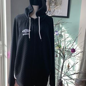 Umbro Quilted Zip Hoodie